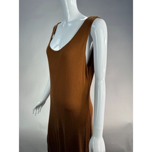 Vintage Joseph Ribkoff Tiger Print & Brown Two Pc Size 16 Maxi Dress - Picture 15 of 16